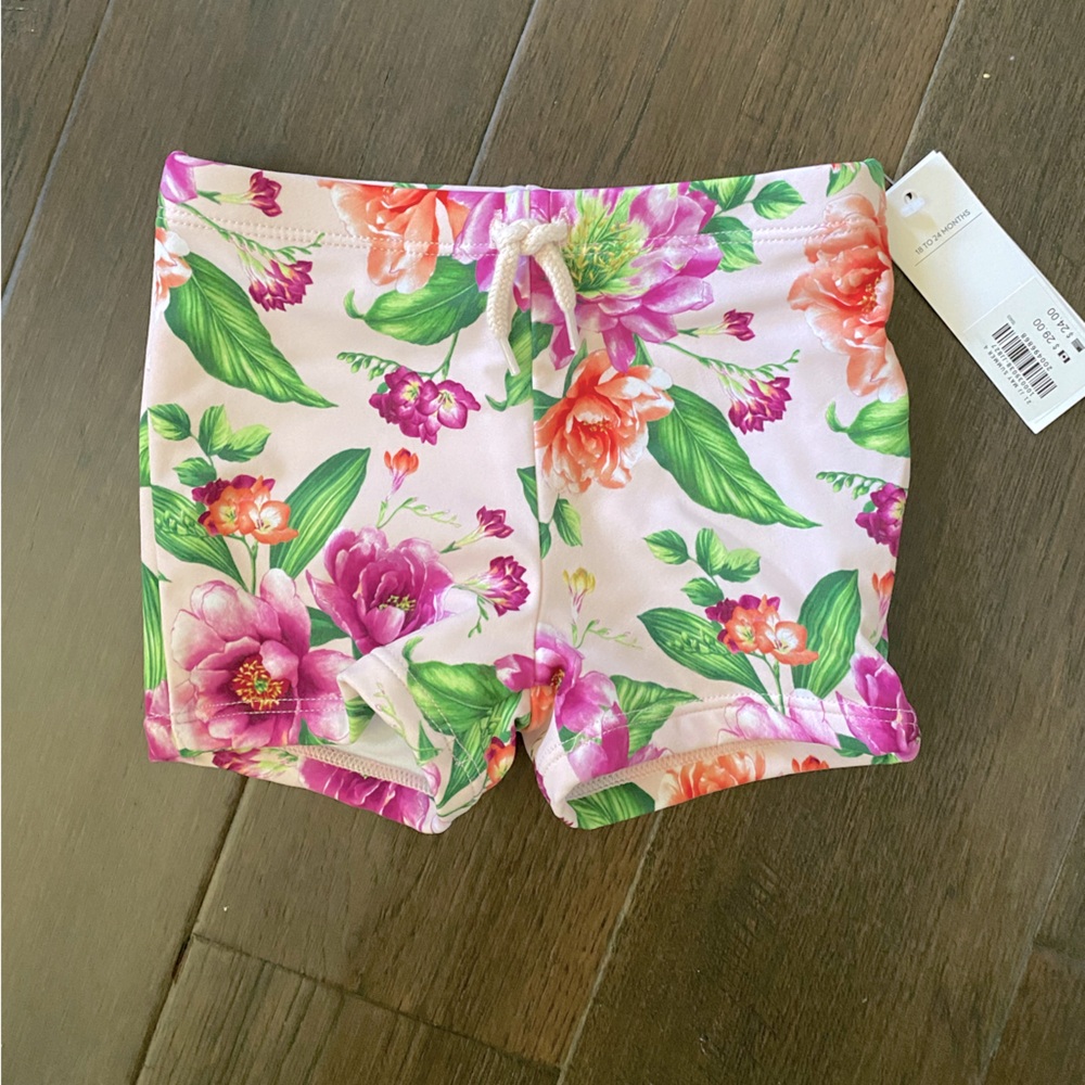 Janie and Jack swim shorts 18-24 NWT